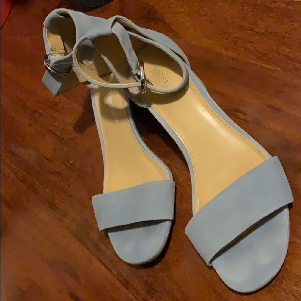Suede powder blue Michael Kors Sandal